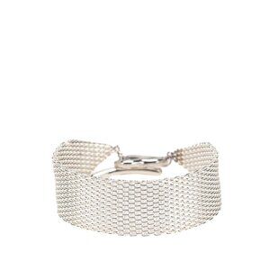 TIFFANY Silver Heart Charm Bracelet